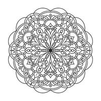 mandala para coloração página vetor