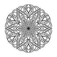 mandala para coloração página vetor