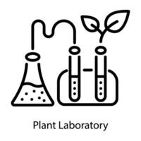 na moda plantar laboratório vetor