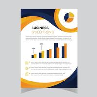 modelo de design de folheto de brochura de negócios a4. vetor