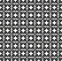 vetor desatado geométrico textura dentro a Formato do uma padronizar do Preto volta padrões em uma branco fundo