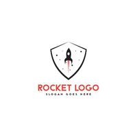 vetor logotipo ícone foguete lançamento