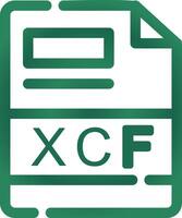 xcf criativo ícone Projeto vetor