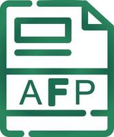 afp criativo ícone Projeto vetor