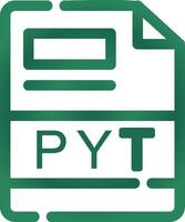 pyt criativo ícone Projeto vetor