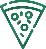 design de ícone criativo de pizza vetor