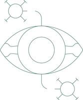 olho doença criativo ícone Projeto vetor