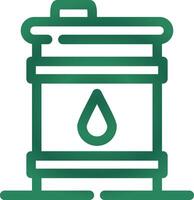design de ícone criativo de barril de petróleo vetor