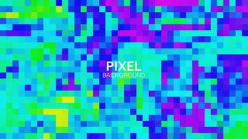 fundo abstrato brilhante colorida Projeto pixel estilo. vetor ilustração. tijolo falha efeito cor
