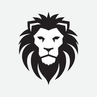 leão cabeça logotipo ícone, leão face vetor ilustração, em uma branco isolado fundo