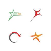 Estrela logotipo vetor modelo elemento símbolo Projeto
