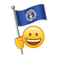 emoji com norte mariana ilhas bandeira ampla Tamanho do amarelo emoji sorrir vetor