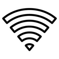 ícone de linha wi-fi vetor