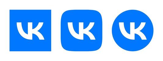 vkontakte logotipo, ícone. social rede vetor