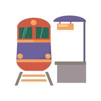 trem estação ícone clipart avatar isolado vetor ilustração