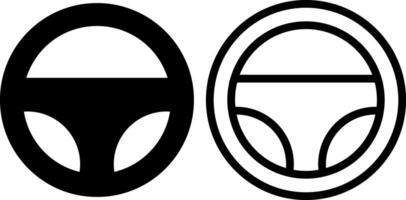 dirigir ícone, sinal, ou símbolo dentro glifo e linha estilo isolado em transparente fundo. vetor ilustração