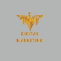 digital marketing logotipo Projeto vetor