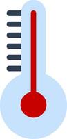 temperatura plano gradiente ícone vetor