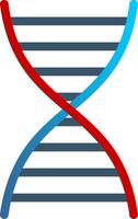 dna plano gradiente ícone vetor