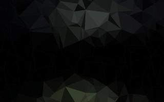 capa de mosaico de triângulo de vetor preto escuro.