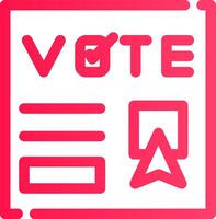 votar design de ícone criativo vetor