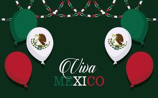 feliz independência do México vetor