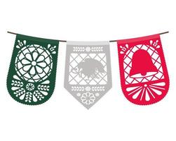 méxico guirlandas decorativas vetor