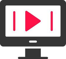 vídeo marketing criativo ícone Projeto vetor