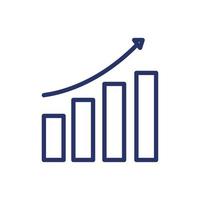 gráfico de barras infográfico vetor