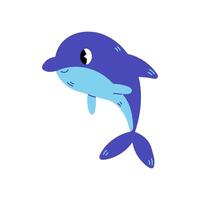 golfinho desenho animado vetor ilustração