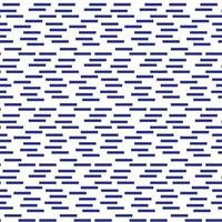 a padronizar é a abstrato geometria do retangular elementos horizontalmente. Gravetos dentro 1 direção em uma branco fundo. simples caos dentro uma desatado textura. horizontal azul chuva vetor
