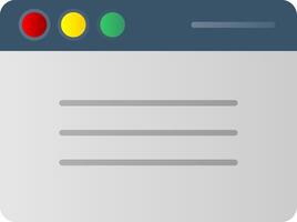 navegador plano gradiente ícone vetor