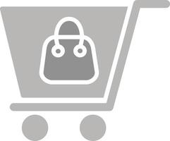 ícone de vetor de compras