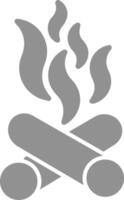 ícone de vetor de fogueira