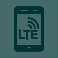 lte vetor ícone