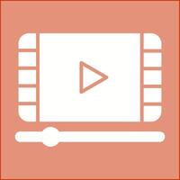 vídeo e animação vetor ícone