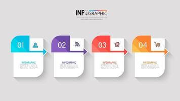 infográfico design modelo de negócios vetor