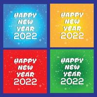 feliz ano novo 2022, feliz ano novo vetor
