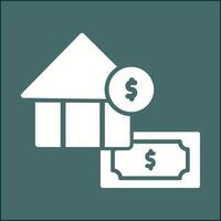 ícone de vetor de hipoteca