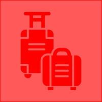 ícone de vetor de saco de bagagem