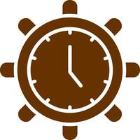 ícone de vetor de configurações de tempo