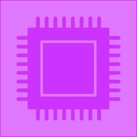 ícone de vetor de CPU