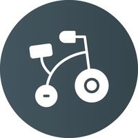 bicicleta brinquedo criativo ícone Projeto vetor