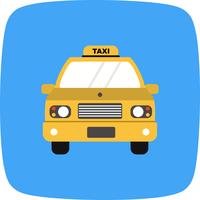 Ícone de táxi de vetor