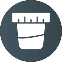 design de ícone criativo de teste de urina vetor