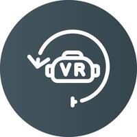 virtual realidade criativo ícone Projeto vetor