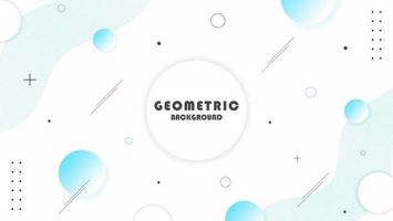 projeto geométrico abstrato do fundo azul branco. pode ser usado para banner, moldura, pôster ou modelo de apresentação vetor