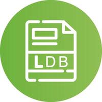 ldb criativo ícone Projeto vetor