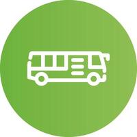 design de ícone criativo de ônibus vetor