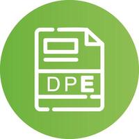 dpe criativo ícone Projeto vetor